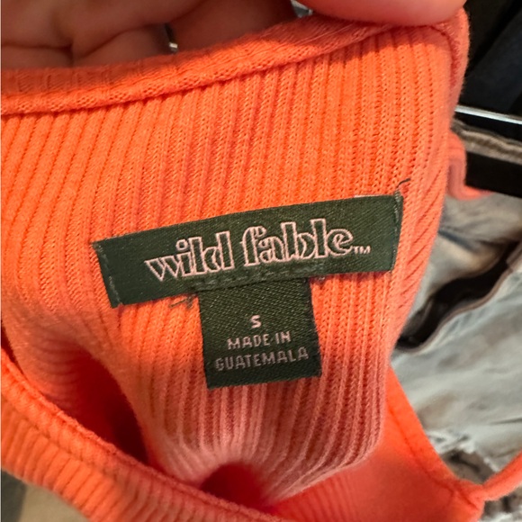 Wild fable pink tie strap bodycon mini dress summer beach pool vacation party S - Picture 10 of 10